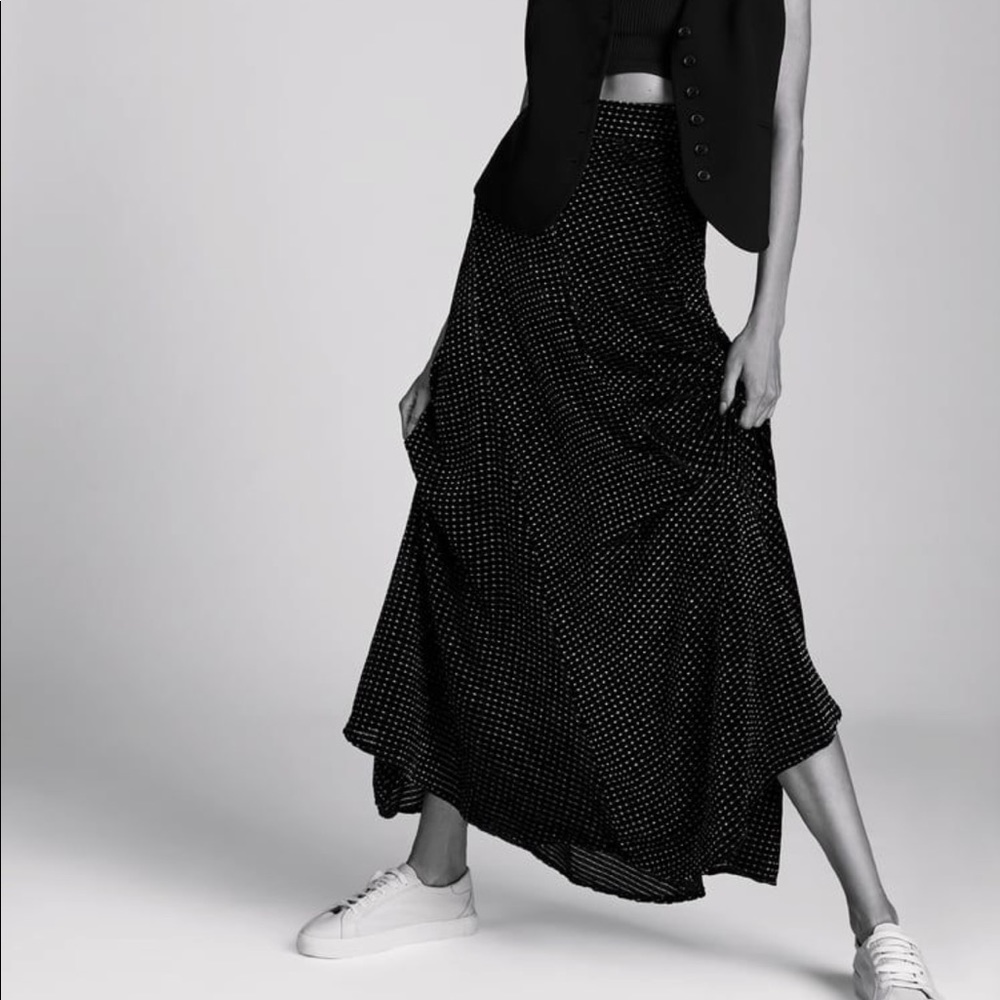 Zara limited edition velvet skirt AW 20/21